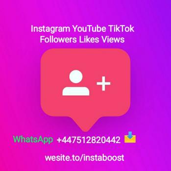 Instagram YouTube TikTok Followers Likes Views