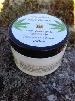 Naturalness protective foot Cream with Beeswax 100% Natural