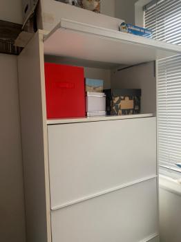 white ikea cabinet