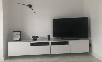 IKEA White Gloss TV Unit