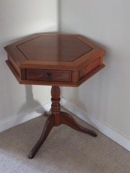Rose wood drum table