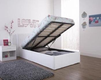 Single end liftside lift ottoman bed frame with Mattress
