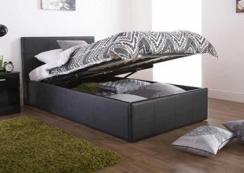 King end lift side lift ottoman bed frame