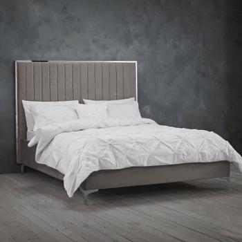 King berkley Grey bed frame