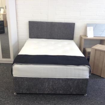 Single Worcester semi orthopaedic mattress with base