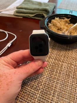 Apple SE Silver 44 mm Smart Watch Apple