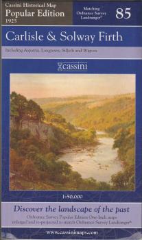 Cassini Historical Map 85 Carlisle  Solway Firth