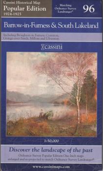 Cassini Historical Map 9 Barrow-in-Furness South Lakeland