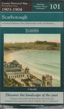 Cassini Historical Map 101 Scarborough