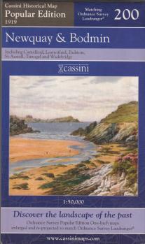 Cassini Historical Map 200 Newquay  Bodmin
