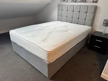 DOUBLE APOLLO WITH DIVAN  24 INCH HB - choice of colours