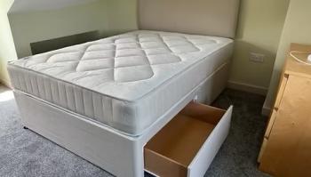4 foot - tender sleep super ortho mattress 2 drawers Hb deal