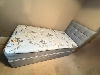 LYON MEMORY MATTRESS WITH DIVAN BASE WITH 2 DRWS - Single