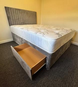 Double Lyon 2 Drawer Divan Set