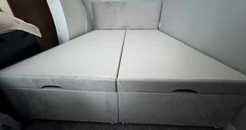 DIVAN OTTOMAN BED WITH 20 INCH HEADBOARD - 4 FOOT