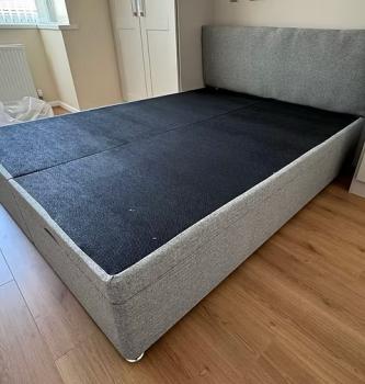 DIVAN OTTOMAN BED WITH 20 INCH HEADBOARD KING