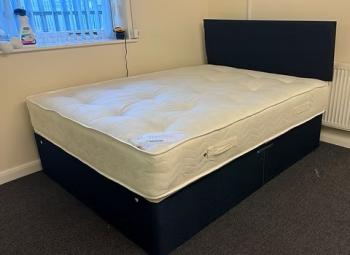 ROYAL 11 INCH VERY FIRM ORTHO MATTRESS DIVAN AND HB -4 FOOT