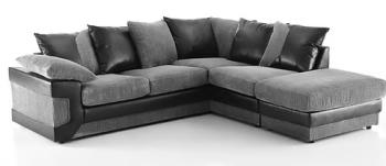 DINO CORNER SOFA - BLACKGREY