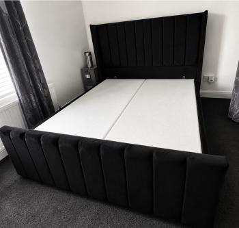 4 Foot - Primrose Winged Deluxe Divan Ottoman