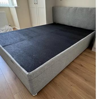 DIVAN OTTOMAN BED WITH 20 INCH HEADBOARD KING