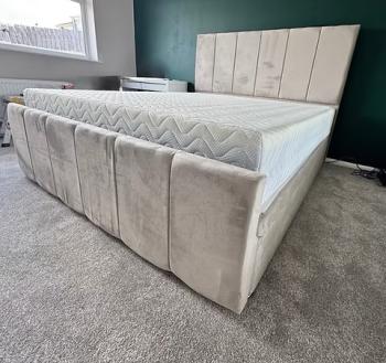 SUPER-KING - MEGAN SIDE LIFT DIVAN OTTOMAN