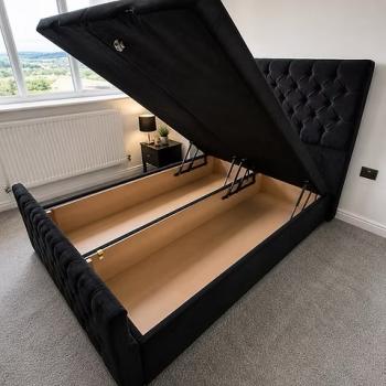 KING - ROMNEY END LIFT DIVAN OTTOMAN