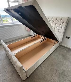 DOUBLE - ROMNEY END LIFT DIVAN OTTOMAN