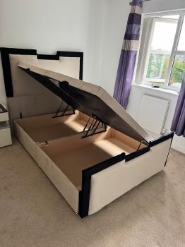 SUPER KING - LILLY -SIDE LIFT DIVAN OTTOMAN