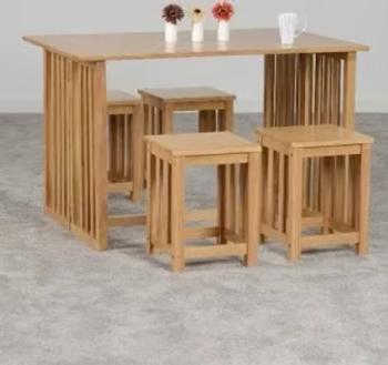 RICHMOND FOLD AWAY WITH 4 STOOLS