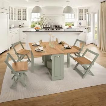 SANTOS BUTTERFLY DINING SET - GREEN