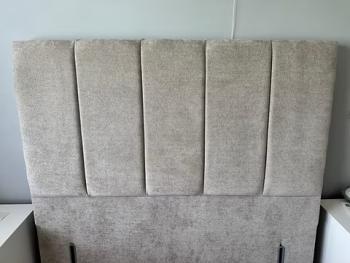 4 FOOT - MEGAN FLOOR STANDING HEADBOARD - choice of colours