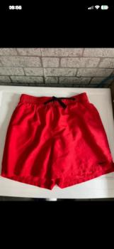 Vintage Nike Swim Shorts Mesh Lined Trunks Beach Red Size M