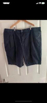 Dockers navy chino shorts in size waist 44"