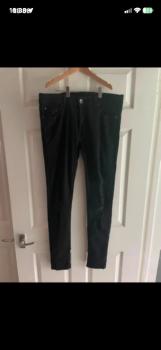 Men's DNM black 34R distressed stretch slim jeans W 34" L 30