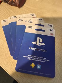 20Pounds PlayStation gift card(UK) BRAND NEW UNUSED