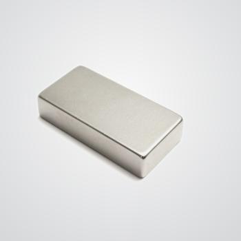 Neodymium Rectangular Magnet Size 50x25x12.5 Grade N35