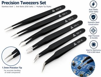 Stainless Steel Anti-Static Tweez (Actual Price on Request)